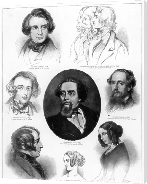 Charles Dickens (1812-1870), English novelist, 1892
