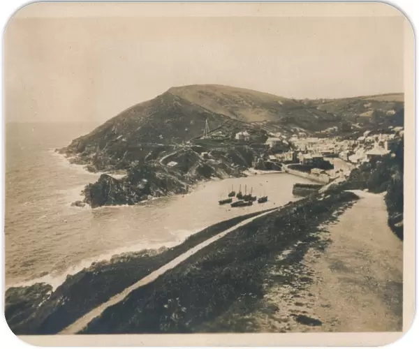 Polperro from Talland Cliff Path, 1927