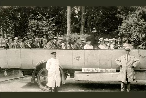 Motor tours to Dartmoor by the Grey Torpedo Cars, early 20th century. Artist: Pyne