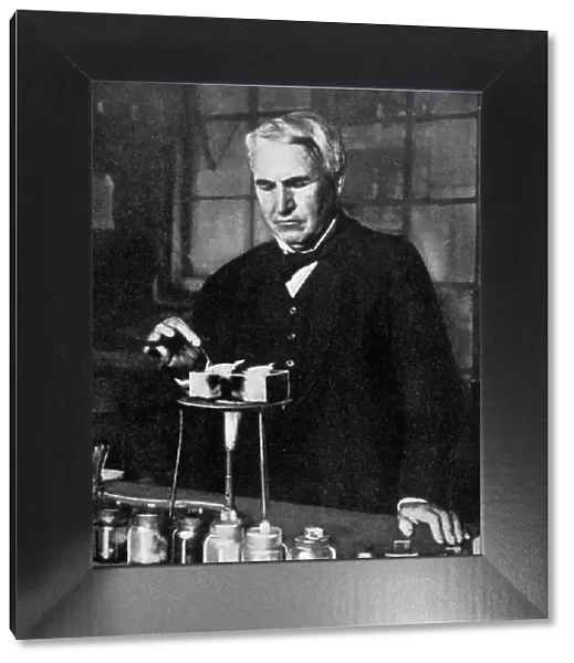 Thomas Alva Edison, American inventor and businessman, 1926