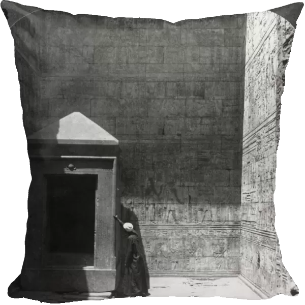 The holy of holies and shrine for the divine image, Temple of Edfu, Egypt, 1905. Artist: Underwood & Underwood