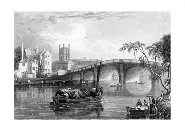 Henley Bridge, Henley-on-Thames, London, 1803