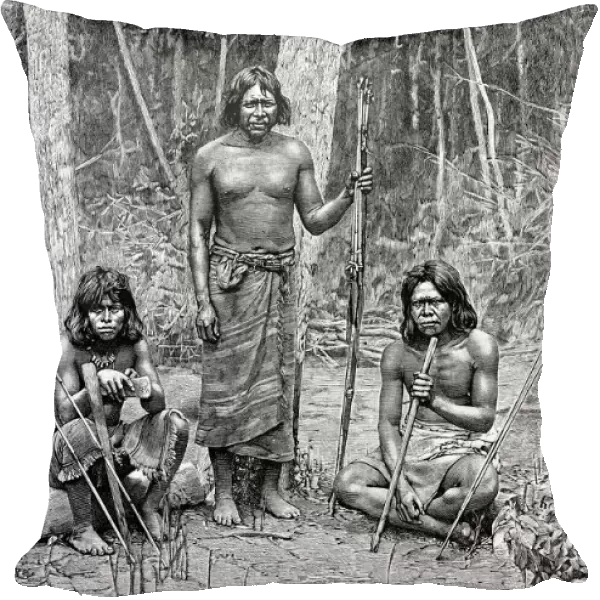 Angaite Indians, North Chaco, Paraguay, 1895