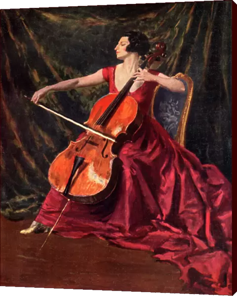 Madame Suggia, 1920-1923, (1933). Artist: Augustus John