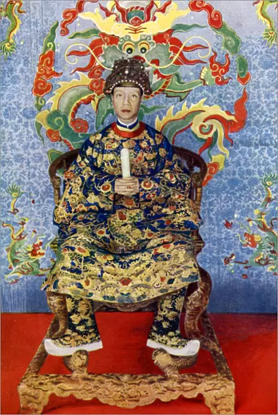 The Emperor of Annam, Vietnam, 1922