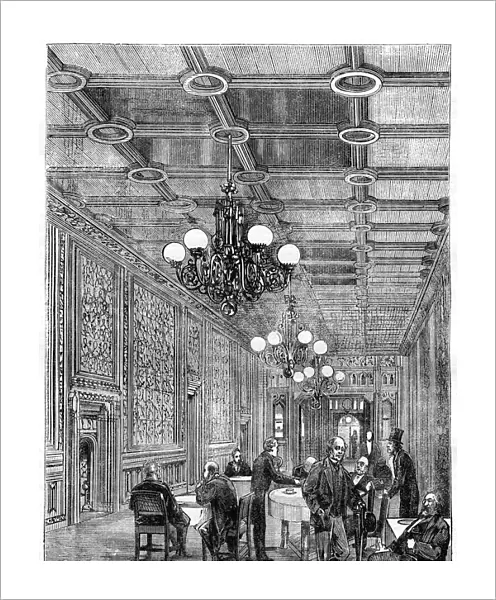 The Tea-Room, House of Commons, Westminster, London, 19th century