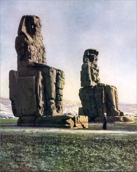 The Colossi of Memnon, Thebes, Egypt, 1933-1934