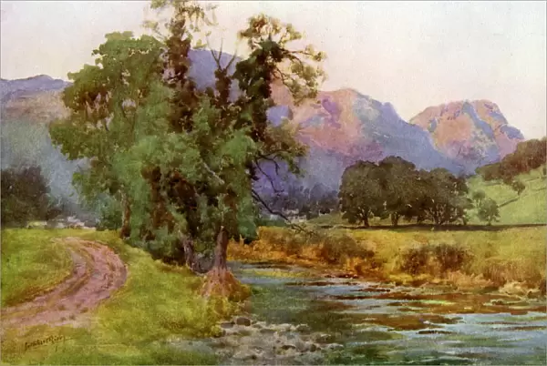 Yewdale Crags, Coniston, Cumbria, 1924-1926. Artist: Cuthbert Rigby