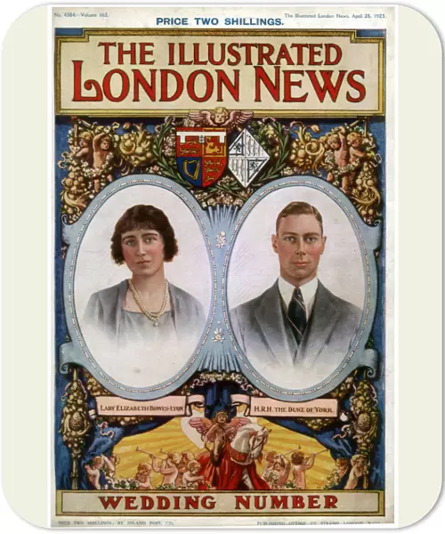 Front cover of The Illustrated London News Wedding Number, 28th April 1923