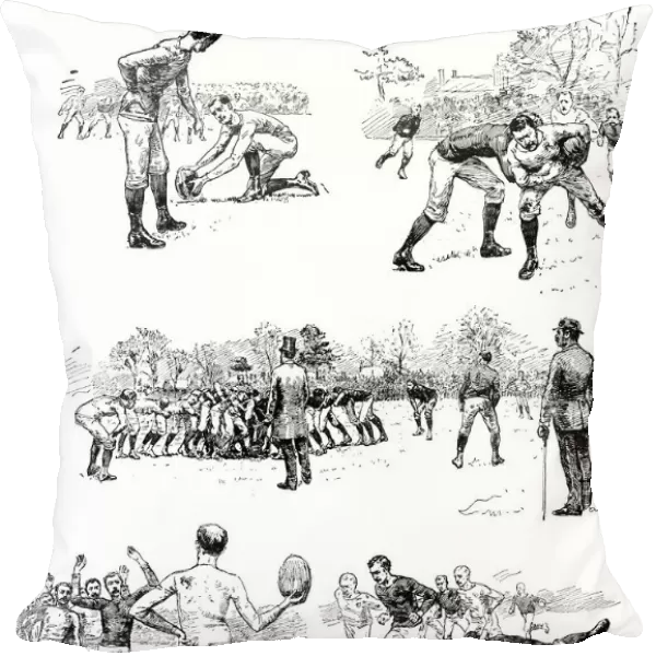 Football Sketches, 1887