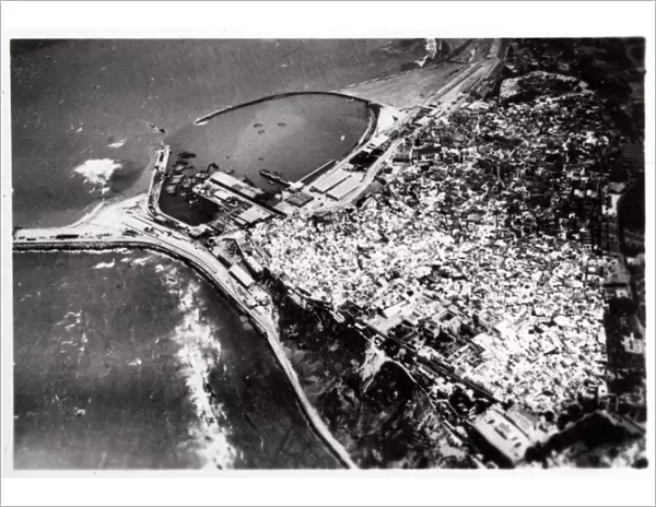 Aerial view of Tangier, Morocco, from a Zeppelin, 1930 (1933)