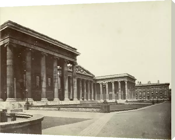 Exterior of the British Museum, Great Russell Street, London, 1887