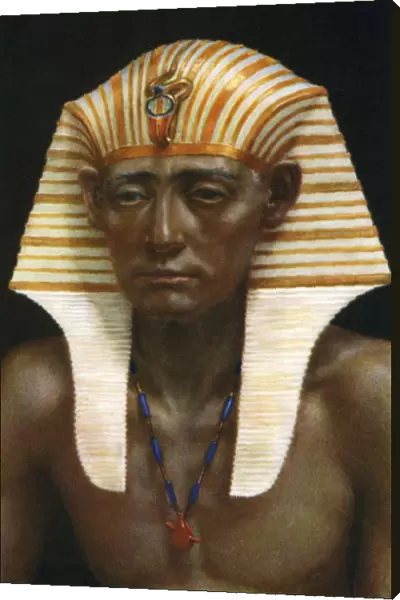 Amenemhat III, Ancient Egyptian pharaoh of the 12th dynasty, 19th century BC (1926). Artist: Winifred Mabel Brunton