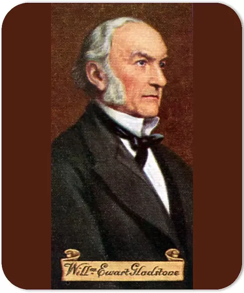 William Ewart Gladstone, taken from a series of cigarette cards, 1935