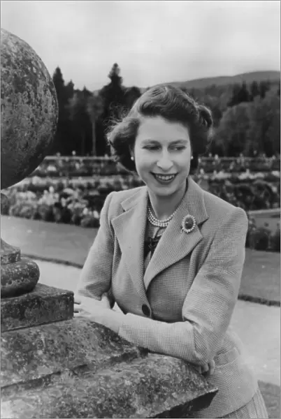 Queen Elizabeth II at Balmoral, 28th September 1952. Artist: Lisa Sheridan