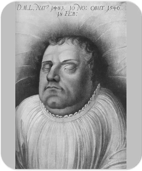 Martin Luther, German monk, priest, professor of theology and seminal figure of the Protestant Refor Artist: Lucas Cranach the Elder