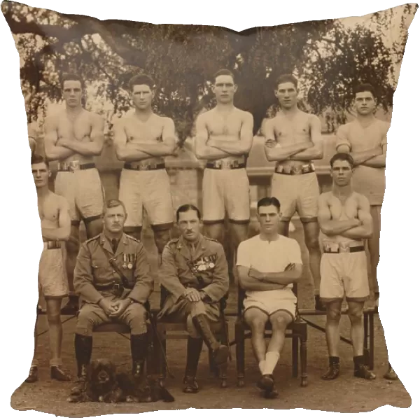The Battalion Boxing Team of the First Battalion, The Queens Own Royal West Kent Regiment. Poona, I
