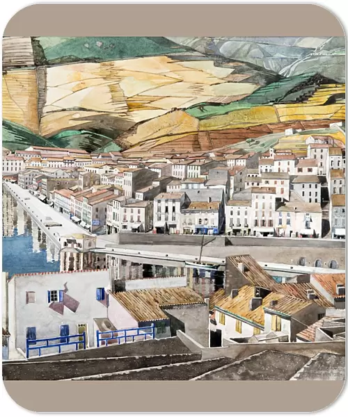 Port Vendres, La Ville, c1925. Artist: Charles Rennie Mackintosh