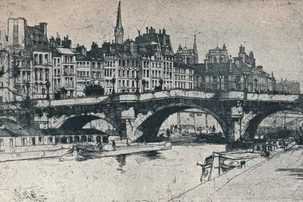 Pont Neuf: plate one from the Paris Set, 1904. Artist: David Young Cameron