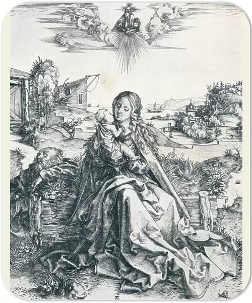 The Holy Family with the Dragonfly, 1495 (1906). Artist: Albrecht Durer