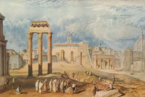 Forum Romanum, 1818. Artist: JMW Turner