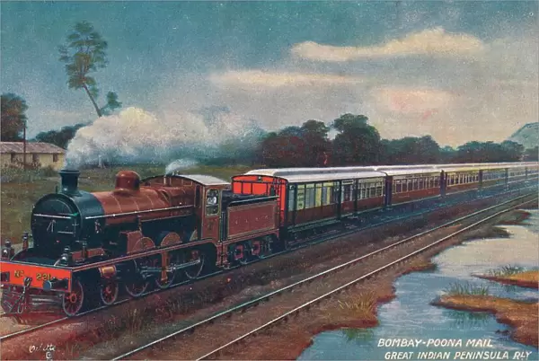 Bombay-Poona Mail, Great Indian Peninsula Railway, c1900