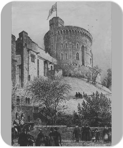 The Round Tower Windsor Castle, 1887. Artist: Axel Herman Haig