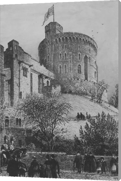 The Round Tower Windsor Castle, 1887. Artist: Axel Herman Haig