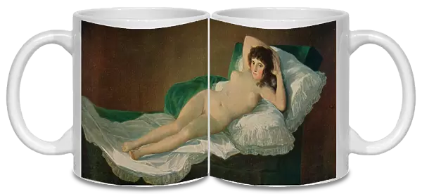La Maja Desnuda, (The Naked Maja), c. 1797-1800, (c1934). Artist: Francisco Goya