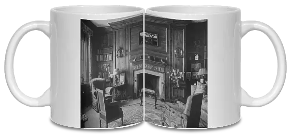 Old Georgian panelling in Miss Morgans Office, house of Miss Anne Morgan, New York City, 1924