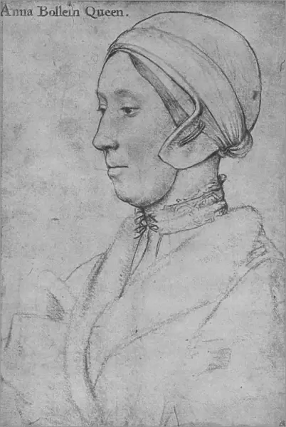 Anne Boleyn, 1533-1536 (1945). Artists: Hans Holbein the Younger, Anne Boleyn