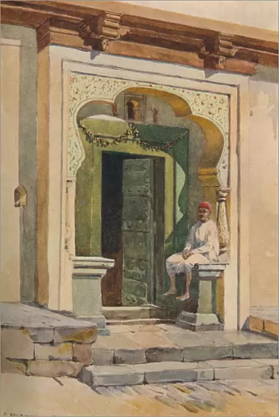 A Doorway, Poona, c1880 (1905). Artist: Alexander Henry Hallam Murray