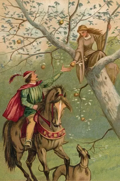 Two-Eyes and the Knight, 1901. Artist: Edward Henry Wehnert