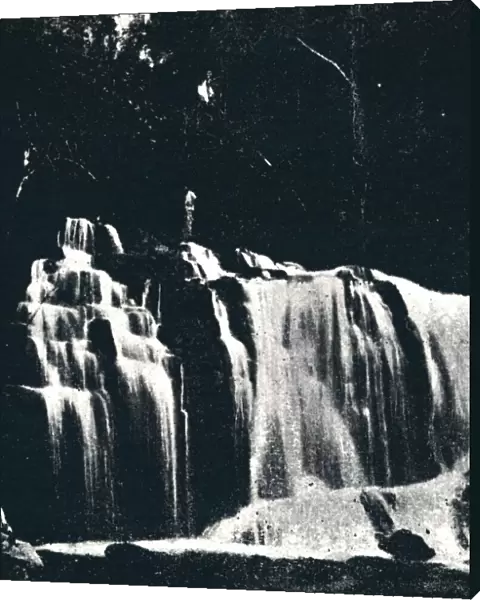 Cachoeira no Rio Dourado (Lencoes), 1895. Artist: Axel Frick