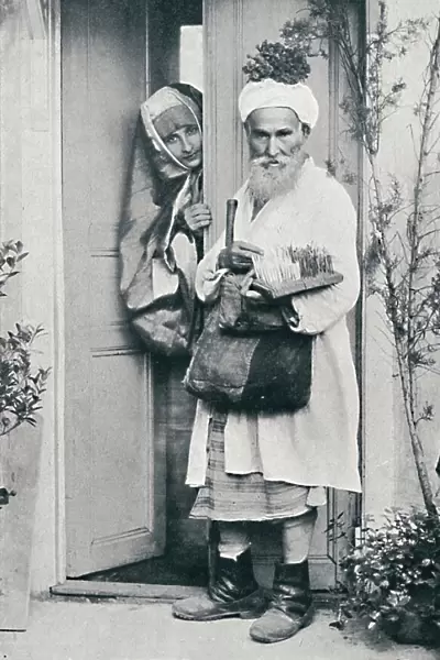 A Turkish pedlar, 1912. Artist: Sebah
