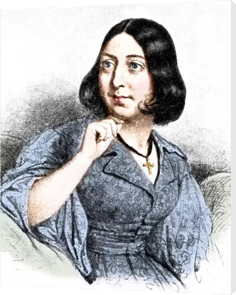 George Sand, 1923. Artists: Louis Leopold Boilly, WA Mansell & Co