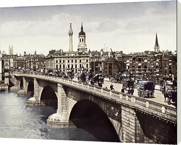 London Bridge, City of London, 1911. Artist: Pictorial Agency