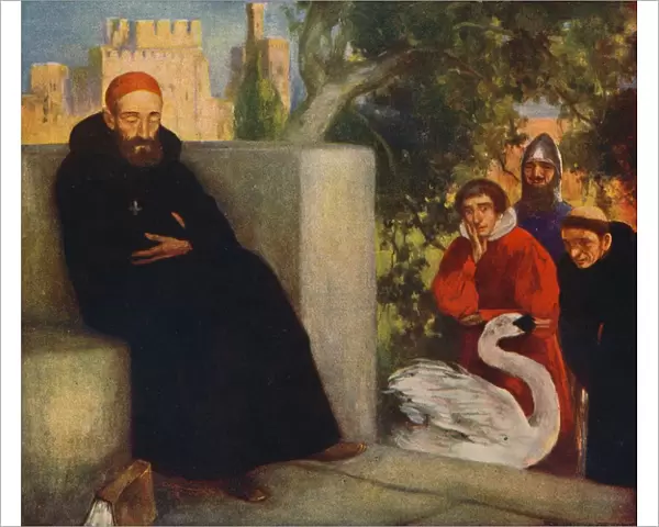 Saint Hugh of Lincoln and the Swan, 1912. Artist: Winifred Mary Letts