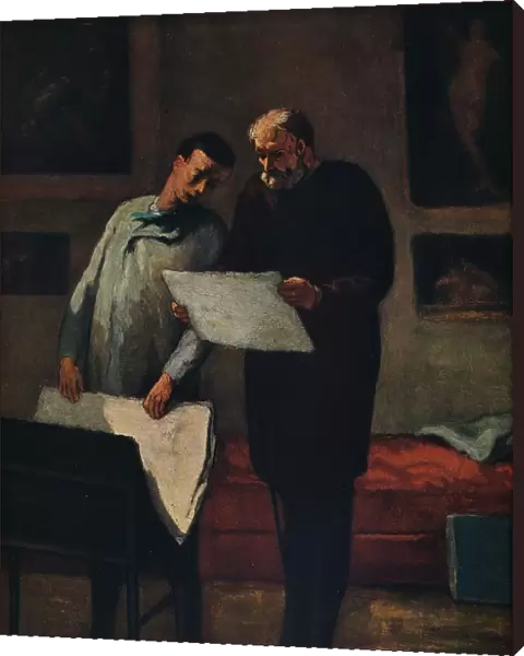Advice to a Young Artist, 1865-1868. Artist: Honore Daumier