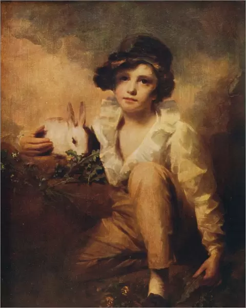 Boy and Rabbit, 1814, (c1915). Artist: Henry Raeburn