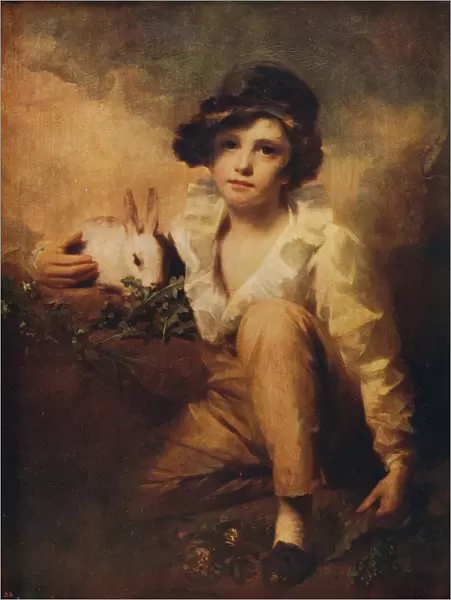 Boy and Rabbit, 1814, (c1915). Artist: Henry Raeburn