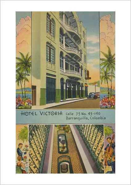 Hotel Victoria: Calle 35 No. 43-140, Barranquilla, Colombia, c1940s