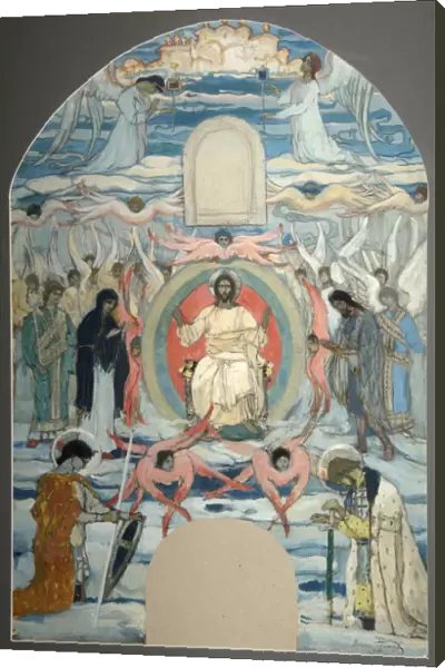 The Saviour Enthroned, 1905. Artist: Nesterov, Mikhail Vasilyevich (1862-1942)