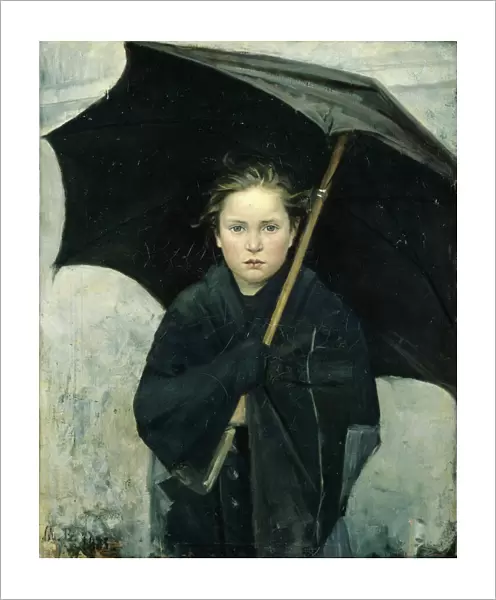The Umbrella, 1883. Artist: Bashkirtseva, Maria Konstantinovna (1860-1884)