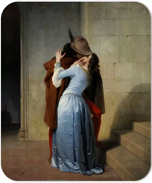 The Kiss. Artist: Hayez, Francesco (1791-1882)