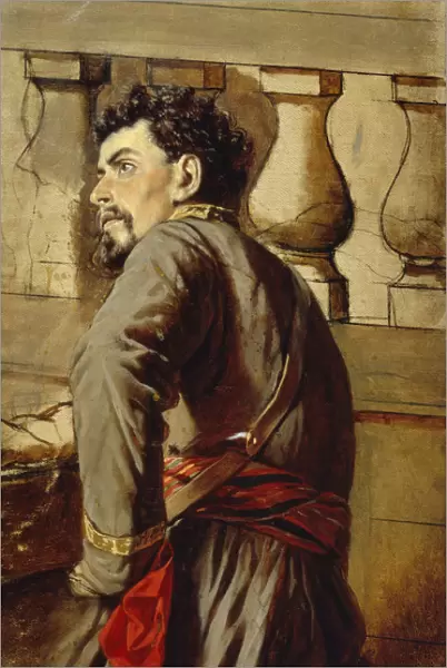 A Zaporozhian Cossack, 1873. Artist: Perov, Vasili Grigoryevich (1834-1882)
