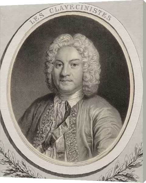 Portrait of the composer Francois Couperin (1668-1733)