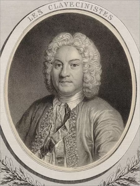 Portrait of the composer Francois Couperin (1668-1733)