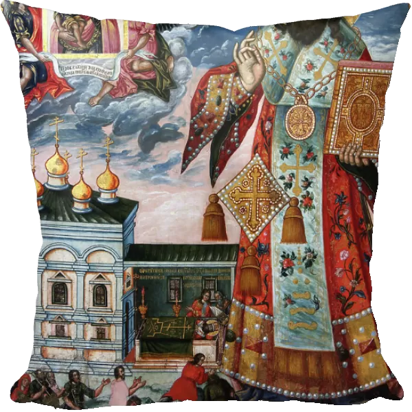 Saint Dimitry of Rostov, Second Half of the 18th cen Artist: Russian icon