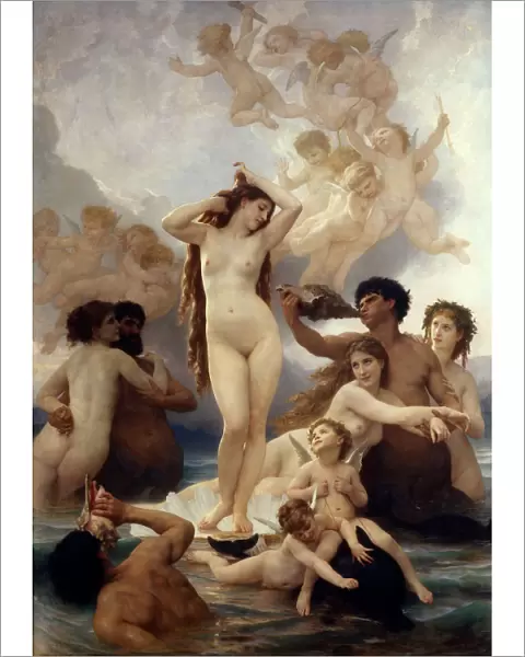 The Birth of Venus. Artist: Bouguereau, William-Adolphe (1825-1905)